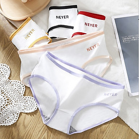 Quần lót nữ cotton viền màu - Kiểu dáng đẹp dễ thấm hút