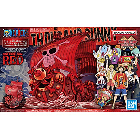 ĐỒ CHƠI ONE PIECE THOUSAND SUNNY Commemorative color Ver FILM RED MÔ HÌNH LẮP RÁP