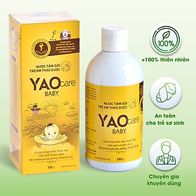 Nước tắm gội thảo dược DK Pharma Yaocare Baby cho bé sơ sinh 0+ 250ml