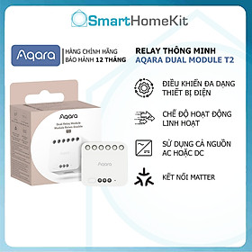 Mua Công tắc thông minh Aqara Dual Relay Module T2 Matter DCM-K01 Zigbee  2 line đèn Bản Quốc Tế