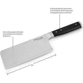 Mua Dao băm  thái bản to KitchenAid KOG6IVSSOHOBA 15cm hàng chính hãng