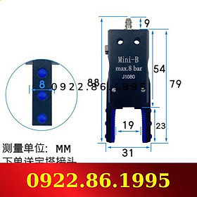 Giá Tốt + Bộ Điều Khiển Song Song Kẹp Mini Mini-A/B/C Kẹp Vòi Silicon hàng mới