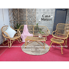 Mua BỘ BÀN GHẾ ĐAN MÂY MÀO GÀ