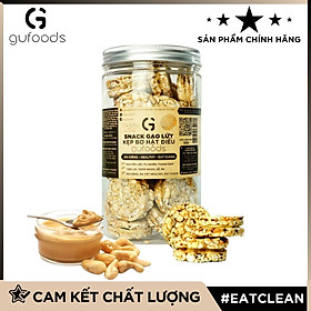 Snack gạo lứt kẹp bơ hạt GUfoods (bơ điều / bơ đậu phộng) - Ăn kiêng, Ăn vặt healthy, Lành mạnh, Eat clean, Thực dưỡng