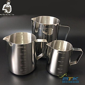 Mua Ca Đánh Sữa Inox304 Có Vạch Chia