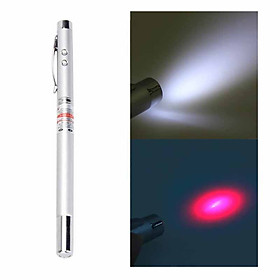 Bút chỉ Laser vỏ kim loại đa năng 4 in 1