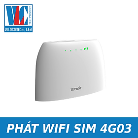 Mua Bộ Phát Wifi 4G LTE Tenda 4G03 Chuẩn N300 - Hàng chính hãng