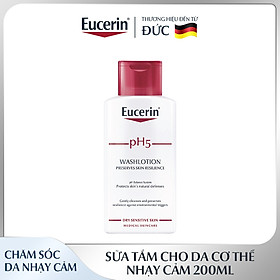 Sữa tắm cho da nhạy cảm Eucerin pH5 Washlotion 200ml