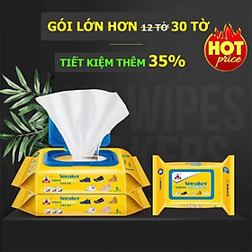 Giấy Ướt Lau Giày Thần Thánh Sneaker Wipes Clean (Gói Mới 30 Tờ)