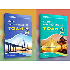 Sách - Combo Bài tập phát triển năng lực toán 7 tập 1 + 2 ( Kết Nối PB2 )