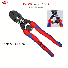 Kìm Cắt Knipex CoBolt Lưỡi Cắt 64 HRC Tay Cầm Êm Chiều Dài 200mm 71 02 200 - 71 12 200