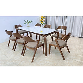 Mua Bộ bàn ăn Mặt đá Saint 8 ghế