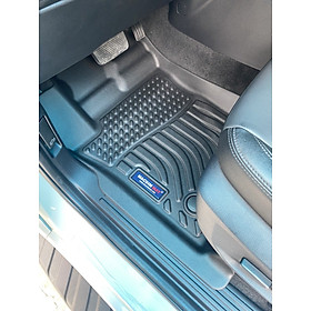 Thảm lót sàn xe ô tô Ford Everest 2022+ (sd) Nhãn hiệu Macsim chất liệu nhựa TPE cao cấp màu đen