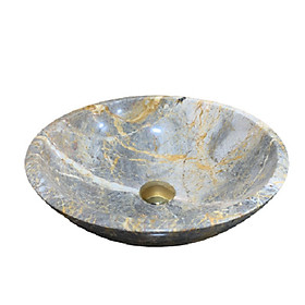 Mua Chậu rửa mặt lavabo đá tự nhiên vàng thanh hóa DK30 Hoabinh Stone