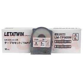 Mua Nhãn Trắng LM-TP505W (5mm  16m/cái) - Hàng Chính Hãng - Max - Nhật Bản