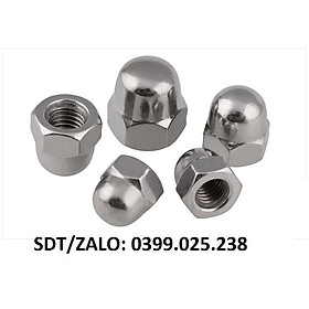 Mua Combo 10 con ê cu mũ (đai ốc mũ) M3 M4 M5  M6  M8  M10  M12  M14  M16 M18