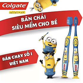 Bộ Bàn Chải Đánh Răng Trẻ Em Colgate Siêu Mềm Tặng Kem Đánh Răng Hương Vị