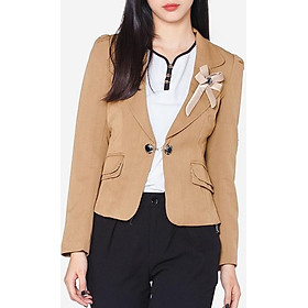 Áo vest tay dài đính nơ ngực The One Fashion ADH043ND