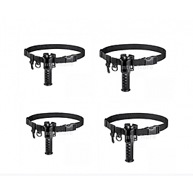 4Pcs Adjustable Fishing Rod Holder Waist Belt Lightweight Fishing Fight Belt