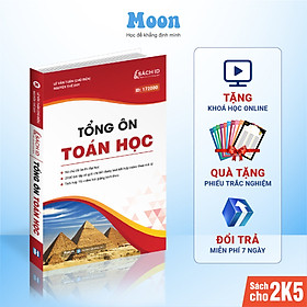 Hình ảnh sách Sách Tổng Ôn Toán Học 12, Sách Ôn Thi THPT Quốc Gia Moon
