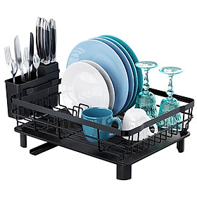 Giá đỡ ráo nước nhà bếp, úp chén, ly dụng cụ ăn Dish Drying Rack Kitchen Utensil