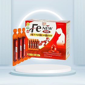 Sắt Dạng Ống Nước Fe new - Hộp 20 ống - Bổ sung Sắt và Vitamin B12