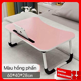 Mua Bàn Làm Việc Gấp Gọn Có Khe Cắm Ipad - Giao Màu Ngẫu Nhiên - Loại Tốt