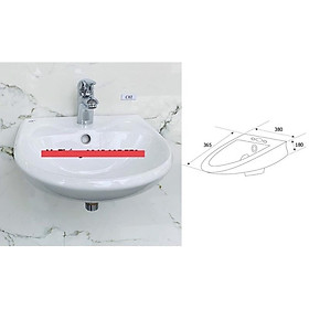 Mua Chậu Lavabo Chân Lửng HC C05
