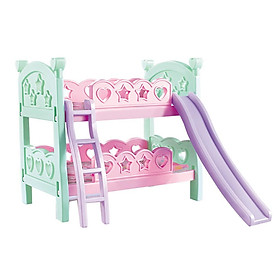 Bunk Bed Stairs  Baby Doll Supplies for MellChan Doll Toy Decor