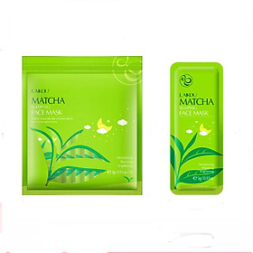 Hình ảnh [ Bịch 15 gói ] Mặt nạ ngủ Laikou Matcha Sleeping Face Mask