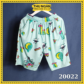 Quần Đùi Thun Unisex Cho Nam Nữ Chất Đẹp Cao Cấp Mặc Nhà 20022