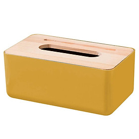Tissue Box Paper Towel Case Holder Home Table Decor Living Room Organizer