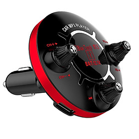 Car Bluetooth MP3 Player Navigation Transmitter Phone Hands-free Answering Dual USB Charger