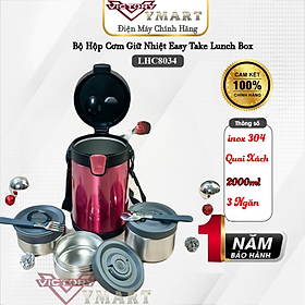 Mua Bộ Hộp Cơm Giữ Nhiệt Easy Take Lunch Box Lock&Lock LHC8034 (2000ml)