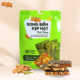 Thanh Rong Biển Kẹp Hạt Dinh Dưỡng Mix Hạt Tự Nhiên Ăn Vặt Lành Mạnh 96g | Mailey