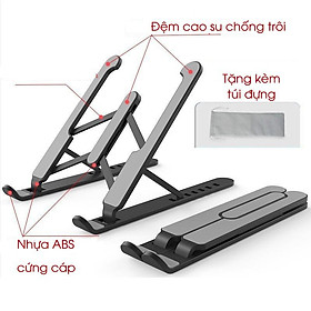 Mua Giá đỡ laptop stand nhựa ABS hỗ trợ tản nhiệt có thể gấp gọn chỉnh độ cao
