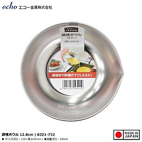 Tô inox có miệng rót Echo Cooking Bowl Ø12.8cm - Hàng nội địa Nhật Bản nhập khẩu chính hãng