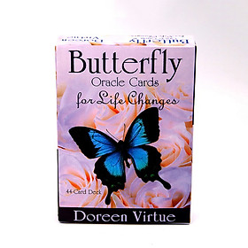 Bộ Bài Oracle ButterFly 44 Lá Bài Tặng File Tiếng Anh Và Đá Thanh Tẩy