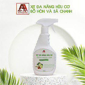 XỊT TẨY ĐA NĂNG HỮU CƠ AN AN- HƯƠNG SẢ CHANH- 500ML