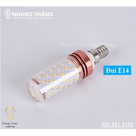 Bóng Led Bắp Ngô 3 Chế Độ Ánh Sáng Trắng - Vàng - Trung Tính - Đui E27 và Đui E14 - Có Video