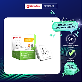 Mua Ổ cắm máy bơm an toàn thương hiệu Rạng Đông Model: OC03.MB 16A  sử dụng nguồn cách ly điện áp thấp 5V đến phao điện tại các bể  an toàn cho người sử dụng