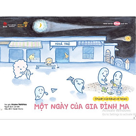 [Download Sách] Một ngày của gia đình ma - Tranh truyện Ehon kích thích khả năng quan sát cho trẻ từ 3-6 tuổi. 