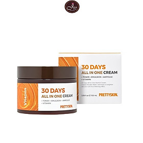 Hình ảnh Kem Dưỡng Da PrettySkin 30 Days All In One Vitamin Cream 100ml