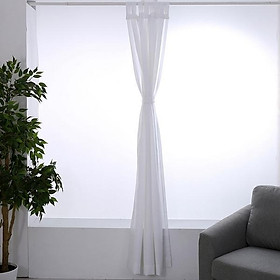 Rèm cửa trang trí chống nắng chống gió đa năng CasaBella - màu trắng 132x213cm