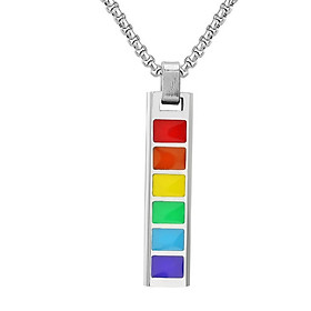 Dây Chuyền Cầu Vồng LGBT Titan Ko Han Rỉ TT 3638