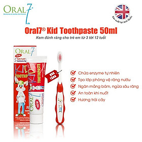 Kem đánh răng trẻ em Oral7 dành cho trẻ em từ 3 -12 tuổi