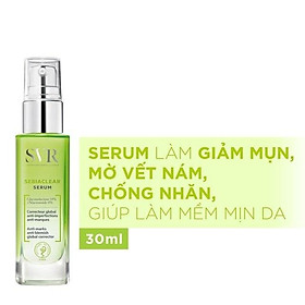 Tinh Chất Dưỡng Da SVR Sebiaclear Serum Làm Mờ Thâm Nám Giảm Mụn Kiềm Dầu Cấp Ẩm Chống Nhăn Mềm Mịn Da