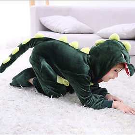 Bộ áo liền quần hình khủng long  cho bé 3 -12 tuổi (không kèm theo bàn chân)