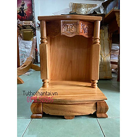 Mua Bàn thờ thần tài ông địa gỗ Gõ Đỏ BTG48CVA