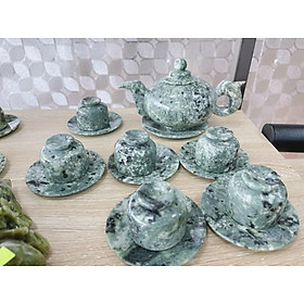 Mua Ấm Chén pha trà ngọc serpentine quà tặng ý nghĩa